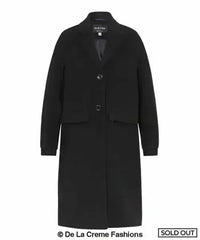 (PRE-ORDER) Womens Wool Blend Winter Warm Knee Length Coat - Femstylo