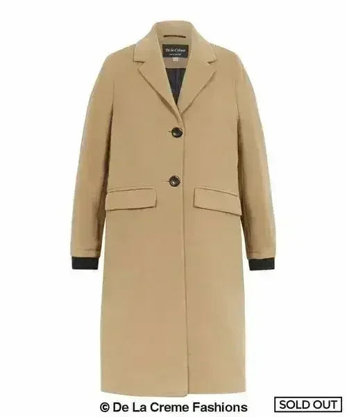 (PRE-ORDER) Womens Wool Blend Winter Warm Knee Length Coat - Femstylo