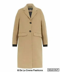 (PRE-ORDER) Womens Wool Blend Winter Warm Knee Length Coat - Femstylo
