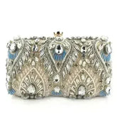 Diamond Rhinestone Clutch - Luxury Evening Minaudière | Femstylo - Femstylo