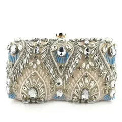 Diamond Rhinestone Clutch - Luxury Evening Minaudière | Femstylo - Femstylo
