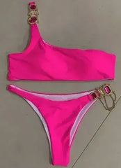 Bikini Jewelled Rhinestones Luxury Diamond Bikini Women Swimwear - Femstylo