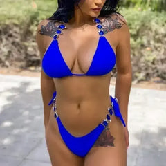 Bikini Jewelled Rhinestones Luxury Diamond Bikini Women Swimwear - Femstylo