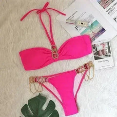 PAYASEN Rhinestone Bikini - Crystal Diamond Swimsuit for Women - Femstylo