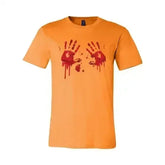 Bloody Hand Prints T-shirt | Classic Unisex Bella Canvas Tee - Femstylo
