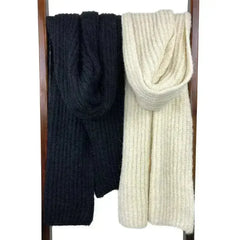 Chunky Snow Knit Alpaca Scarf - Femstylo