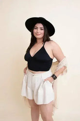 Ruched Bralette Plus - Femstylo