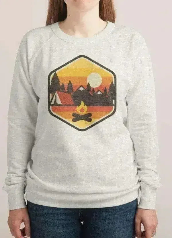 RETRO CAMPING WOMEN SWEAT SHIRT - Femstylo
