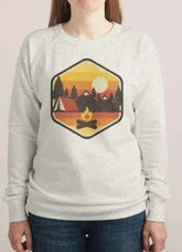 RETRO CAMPING WOMEN SWEAT SHIRT - Femstylo