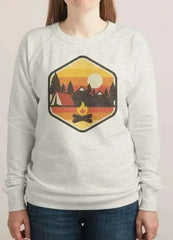 RETRO CAMPING WOMEN SWEAT SHIRT - Femstylo