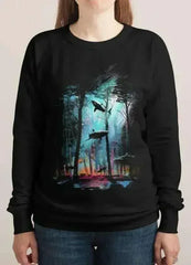 SHARK FOREST WOMEN Printed SWEAT SHIRT - Femstylo