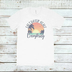 Salt Water Heals Everything Retro Tee - Femstylo