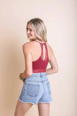 Seamless Polkadot Lace Trim Bralette - Femstylo