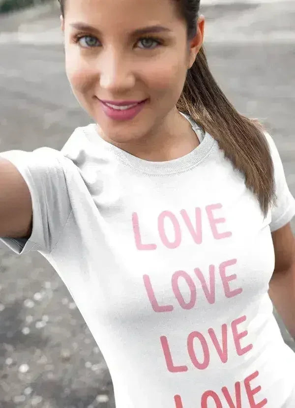 Love Love Love Women T-shirt - Femstylo