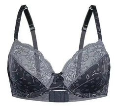 Sassa Silver Blossom Semi Sheer Full Figure Bra - Femstylo