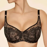 Ajour Burlesca Semi Sheer Full Figure Bra - Femstylo