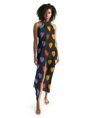 Sheer Rainbow Heart Swimsuit Cover Up - Femstylo