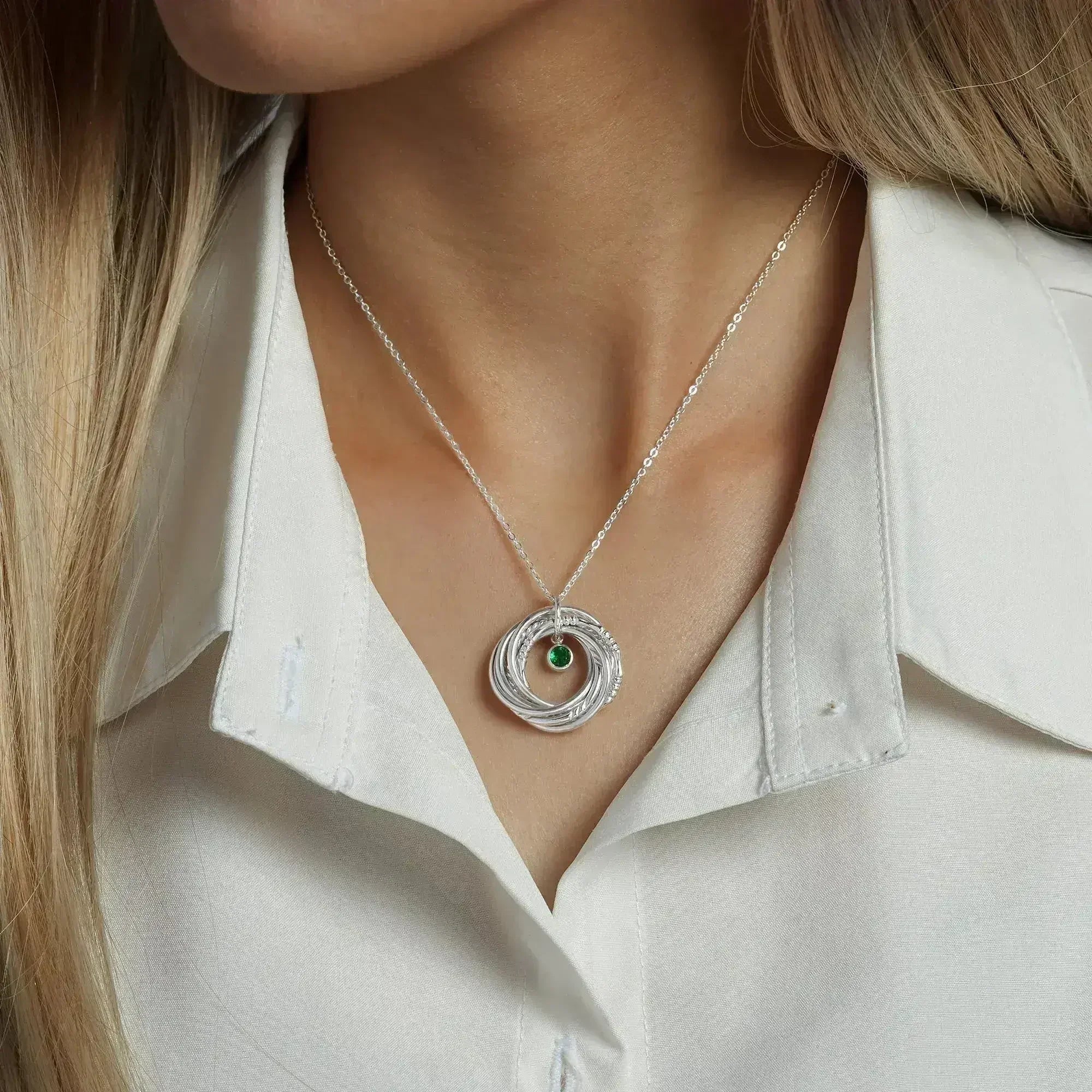 60th Birthday Gift For Woman, Birthday Gift For Mom, 6 Rings 6 Decades - Femstylo