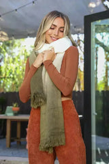 Silky Wool Ombre Scarf - Femstylo