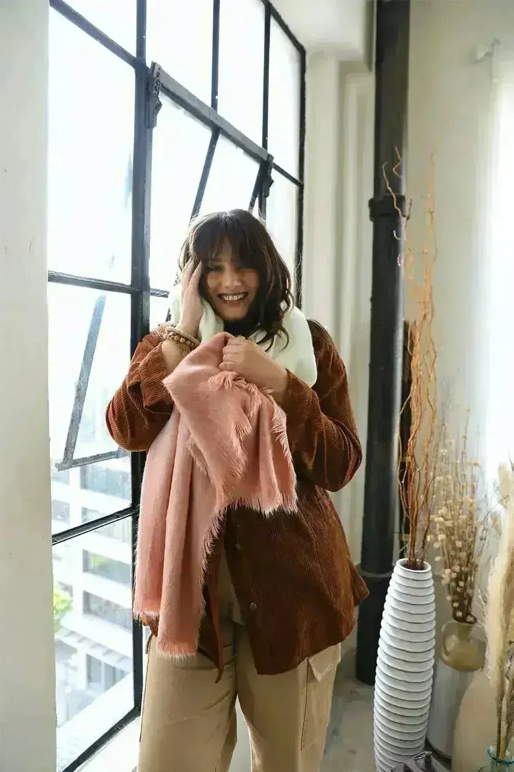 Silky Wool Ombre Scarf - Femstylo