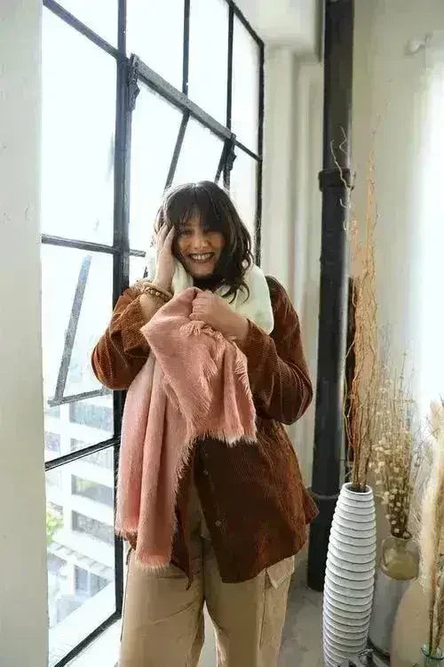 Silky Wool Ombre Scarf - Femstylo