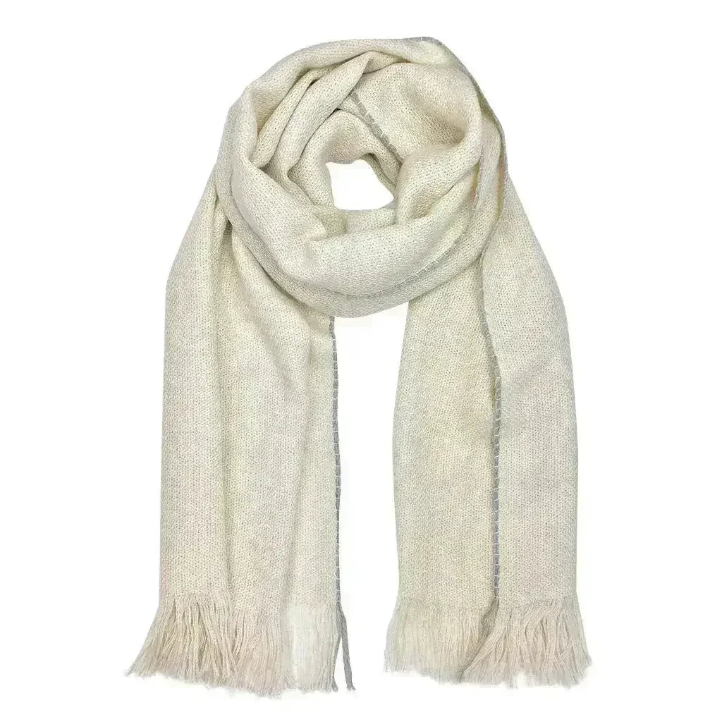 Andes Snow Baby Alpaca Scarf - Femstylo