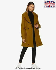 Slim Fit Shawl Hooded Coat (1325) - Femstylo