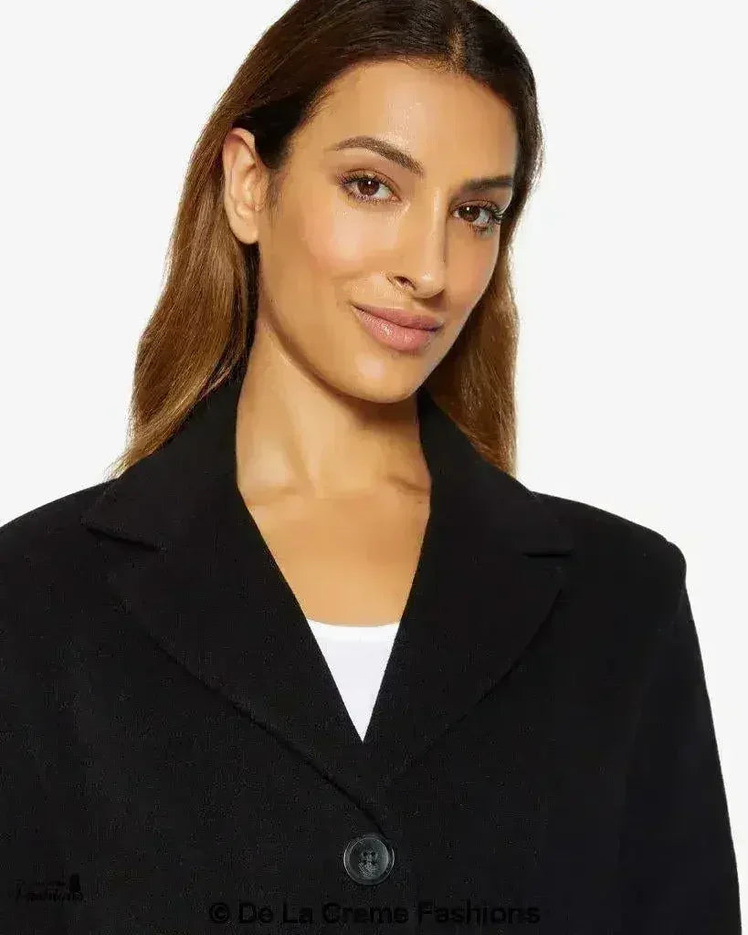 Slim Fit Wool Blend Longline Maxi Coat (1816) - Femstylo