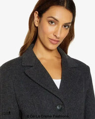 Slim Fit Wool Blend Longline Maxi Coat (1816) - Femstylo