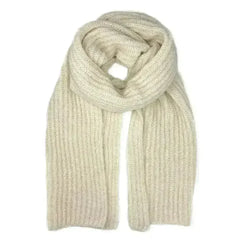 Chunky Snow Knit Alpaca Scarf - Femstylo