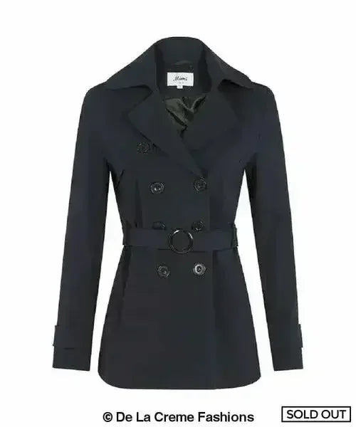 Spring/Summer Double Breasted Short Coat (1710-SP) - Femstylo