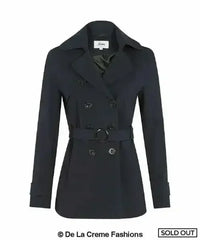 Spring/Summer Double Breasted Short Coat (1710-SP) - Femstylo