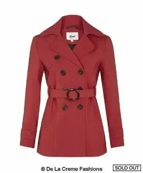 Spring/Summer Double Breasted Short Coat (1710-SP) - Femstylo