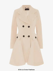 Spring/Summer Double Breasted Skater Coat (1102-SP) - Femstylo