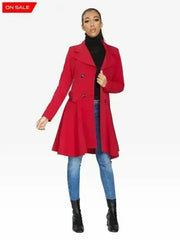 Spring/Summer Double Breasted Skater Coat (1102-SP) - Femstylo