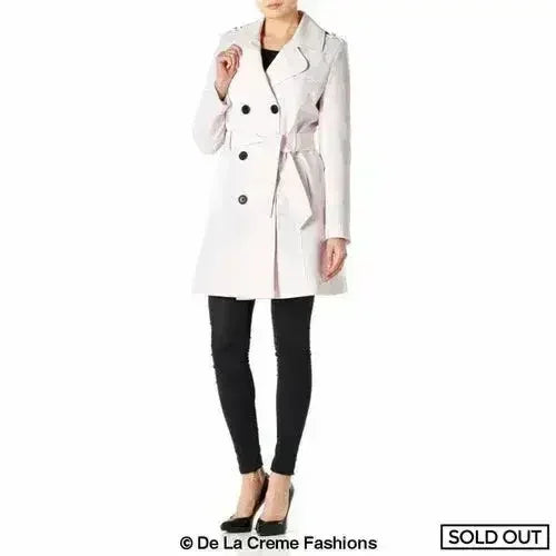 Spring/Summer Military Double Breasted Trench Coat (9049-SP) - Femstylo