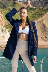 Stud Button Borg Teddy Coat (1905) - Femstylo