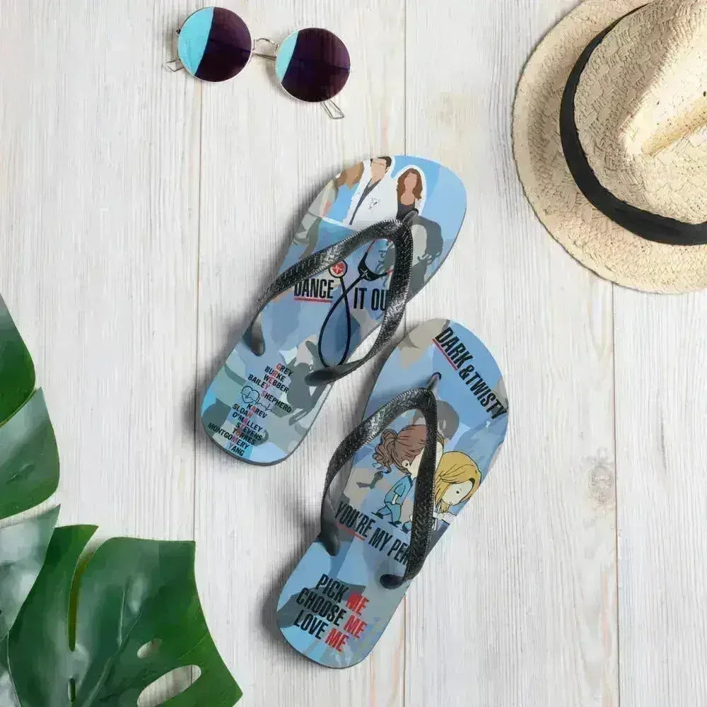 Greys Flip-Flops You're my person - Femstylo