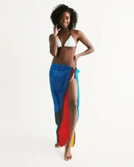 Sheer Colorblock Multicolor Swimsuit Cover Up - Femstylo