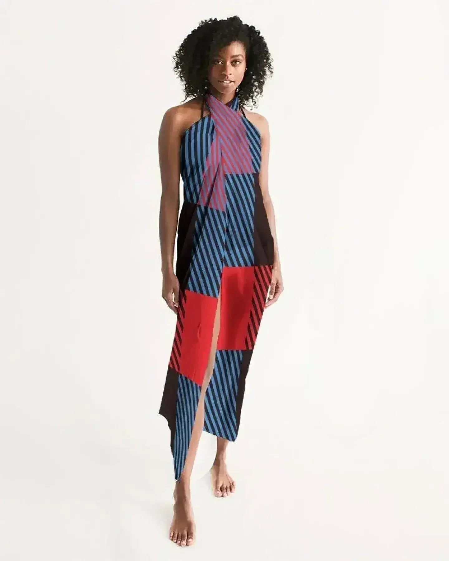 Sheer Multicolor Swimsuit Cover Up - Femstylo