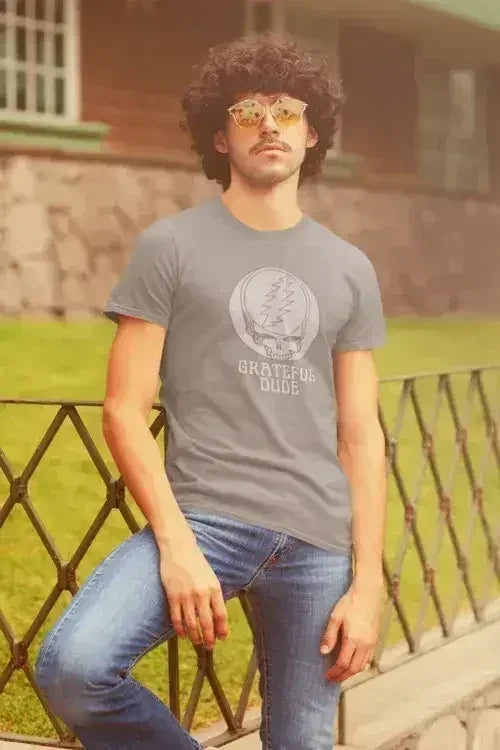 Grateful Dude Unisex Organic Cotton Tee Shirt - Femstylo