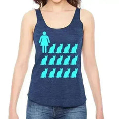 Crazy cat lady tank top - Femstylo