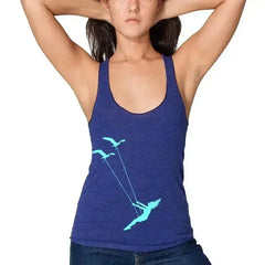 Flying bird swing racerback tank top - Femstylo