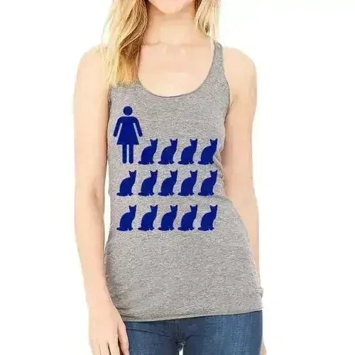 Crazy cat lady tank top - Femstylo
