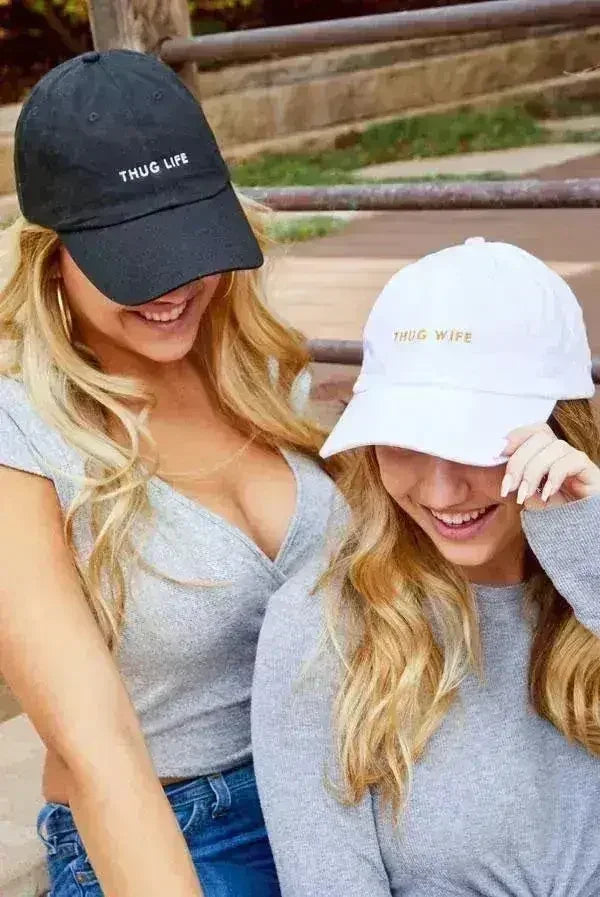 Thug Wife | Thug Life - Bachelorette party dad hats | Femstylo - Femstylo