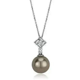 TK2526 - High polished (no plating) Stainless Steel Chain Pendant with - Femstylo