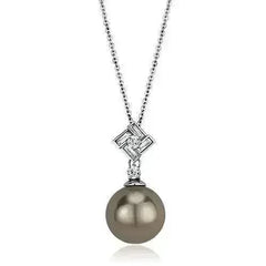 TK2526 - High polished (no plating) Stainless Steel Chain Pendant with - Femstylo