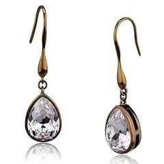 IP Coffee Stainless Steel Crystal Earrings – Femstylo - Femstylo