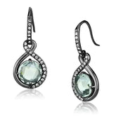 TK2821 - IP Light Black (IP Gun) Stainless Steel Earrings with - Femstylo