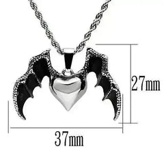 TK549 - High polished (no plating) Stainless Steel Chain Pendant with - Femstylo